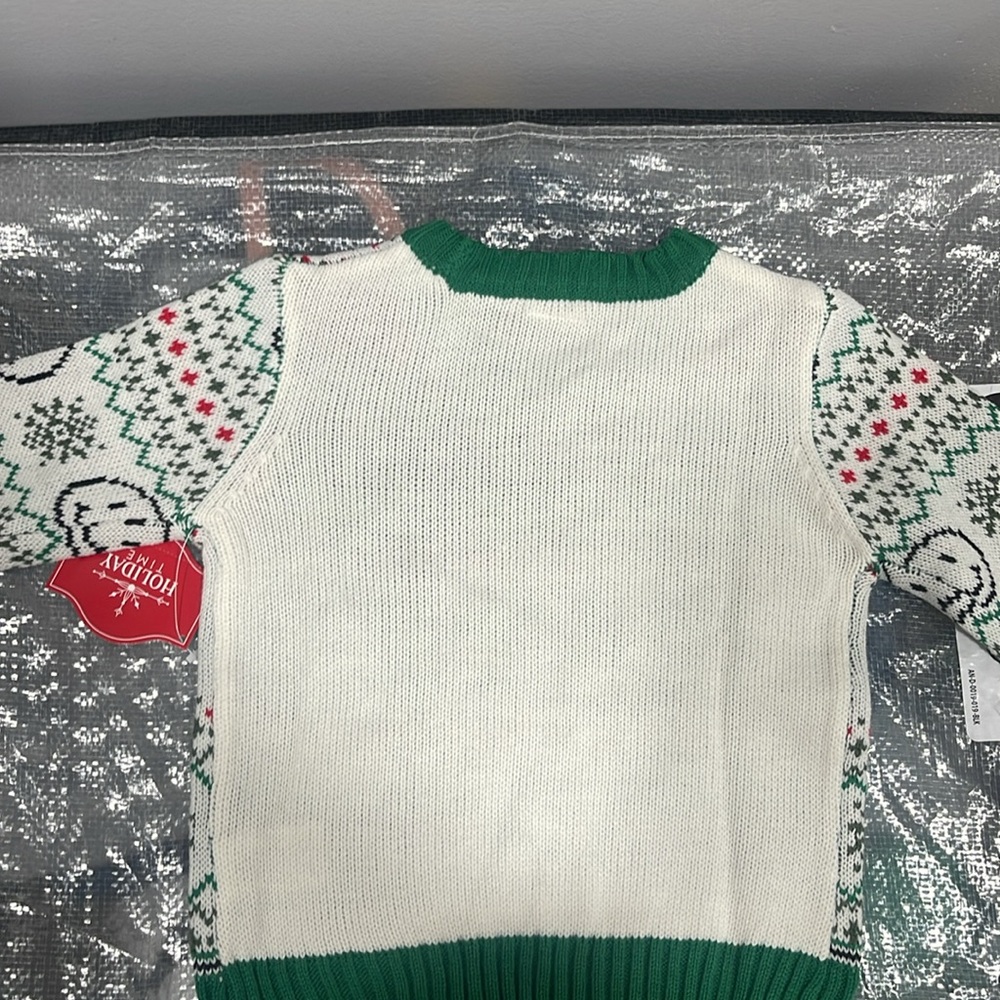 Holiday Time Smiley Face Merry Christmas Sweater 2T - Picture 3 of 4